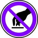download Prohibition 1 clipart image with 270 hue color