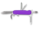 download A Swiss Knife clipart image with 270 hue color