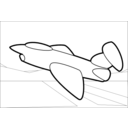 download Jet clipart image with 45 hue color