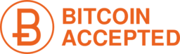 Circlebitcoinacceptedorange