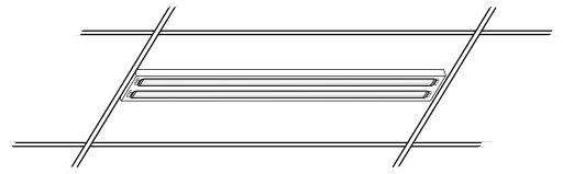 Fluorescent Light With Suspended Ceiling