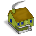 download House clipart image with 45 hue color
