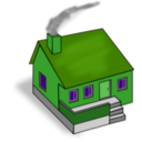download House clipart image with 90 hue color
