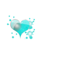 download Bloody Heart clipart image with 180 hue color