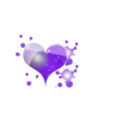 download Bloody Heart clipart image with 270 hue color