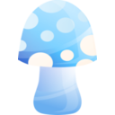 download Mushroom clipart image with 225 hue color