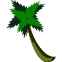 download Palmtreebysteve clipart image with 45 hue color
