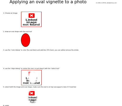 Creating An Oval Vignette