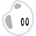 download White Jelly clipart image with 180 hue color