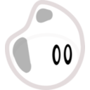 download White Jelly clipart image with 270 hue color