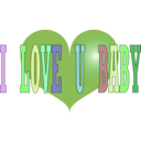 download Red Heart clipart image with 90 hue color