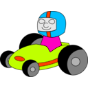 download Gokart clipart image with 315 hue color