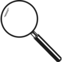 download Magnifier clipart image with 270 hue color