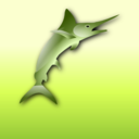download Marlin clipart image with 225 hue color