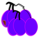 download Grapes clipart image with 315 hue color