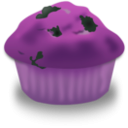 download Blueberry Muffin clipart image with 270 hue color