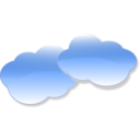 download Clouds clipart image with 0 hue color