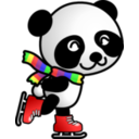 Skating Panda