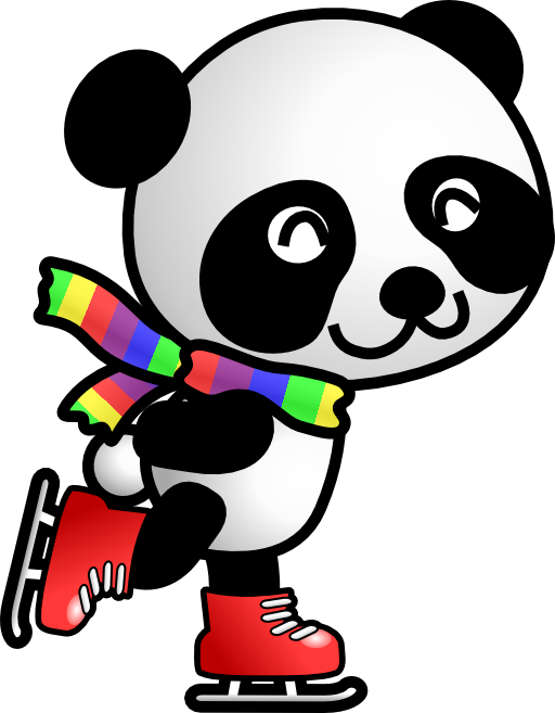 Skating Panda