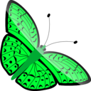 download Butterfly 2 clipart image with 90 hue color