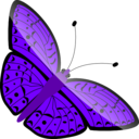 download Butterfly 2 clipart image with 225 hue color