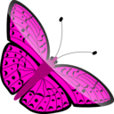 download Butterfly 2 clipart image with 270 hue color