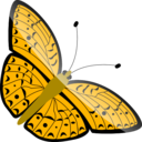 download Butterfly 2 clipart image with 0 hue color