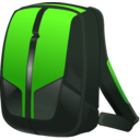 download Backpack clipart image with 270 hue color