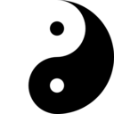 download Yinyang clipart image with 225 hue color