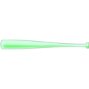 download Baseball Bat clipart image with 90 hue color