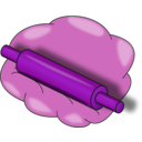 download Dough clipart image with 270 hue color