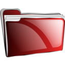 Folder Icon Red Full