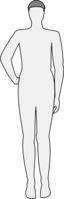 Male Body Silhouette Front