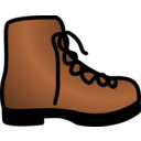 download Simple Brown Boot clipart image with 0 hue color