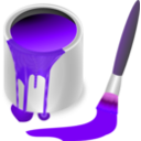 download Color Bucket Red clipart image with 270 hue color