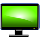 download Computer Monitor clipart image with 225 hue color