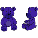 download Teddy Bear clipart image with 225 hue color