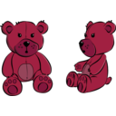 download Teddy Bear clipart image with 315 hue color