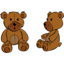 download Teddy Bear clipart image with 0 hue color