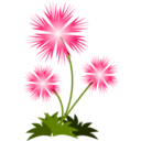 download Flower clipart image with 315 hue color