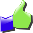 download Thumbs Up clipart image with 45 hue color