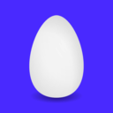 download Egg Icon clipart image with 225 hue color