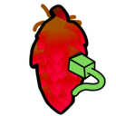 download Hop Cone Color Illustration By Fatty Matty Brewing clipart image with 270 hue color