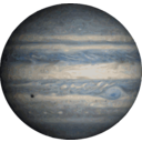 download Jupiter clipart image with 180 hue color