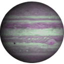 download Jupiter clipart image with 270 hue color