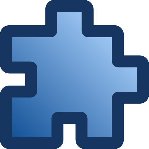 Icon Puzzle Blue