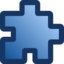 Icon Puzzle Blue