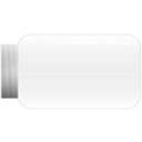 download Sideways Jar clipart image with 0 hue color