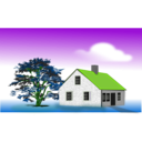download Home clipart image with 90 hue color