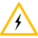 download Power Danger clipart image with 45 hue color